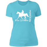 MISSOURI FOX TROTTER (white) 4HORSE NL3900 Ladies' Boyfriend T-Shirt