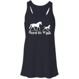 BORN TO WALK B8800 Flowy Racerback Tank