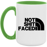 NOT SHIT FACED (BLK) AM15OZ 15oz. Accent Mug
