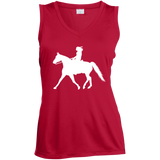 Missouri Fox Trotter LADY FINAL ART WHITE LST352 Ladies' Sleeveless V-Neck Performance Tee