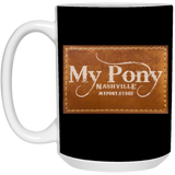MY PONY NASHVILLE BRAND 21504 15oz White Mug