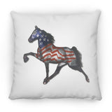 Tennessee Walking Horse Performance All American ZP16 Medium Square Pillow