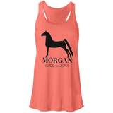 MORGAN STYLE 1 4HORSE B8800 Flowy Racerback Tank