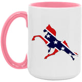 Rebel on the Rail Tennessee Walking Horse Performance AM15OZ 15oz. Accent Mug