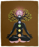 CHAKRAS PLUSH BLANKET (12 STYLES AND SIZES)