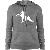 Tennessee Walking Horse Performance (WHITE) LST254 Ladies' Pullover Hooded Sweatshirt