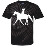 Missouri Fox Trotter LADY FINAL ART WHITE CD100Y Youth Tie Dye T-Shirt
