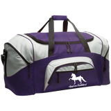 American Saddlebred 2 (white) BG99 Colorblock Sport Duffel
