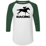 RACING (BLACK) 4HORSE 4420 Colorblock Raglan Jersey