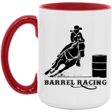 BARREL  ART TUMBLER 4HORSE AM15OZ 15oz. Accent Mug