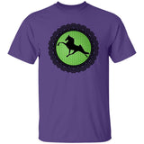 TWH PERFORMANCE LIME GREEN BLACK LACE G500 5.3 oz. T-Shirt