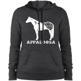 APPALOOSA STYLE 1 4HORSE WHITE LST254 Ladies' Pullover Hooded Sweatshirt