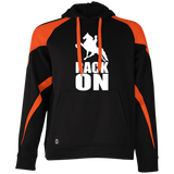 RACK ON RACKING (WHITE ART) 229546 Athletic Colorblock Fleece Hoodie