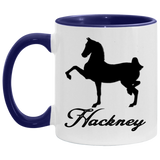 HACKNEY DESIGN 1 (black) 4HORSE AM11OZ 11 oz. Accent Mug