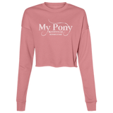 MY PONY NASHVILLE B7503 Ladies' Cropped Fleece Crew