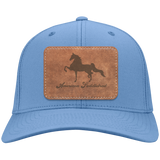 AMERICAN SADDLEBRED ON LEATHER CP80 Twill Cap - Patch