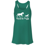 BORN TO WALK B8800 Flowy Racerback Tank
