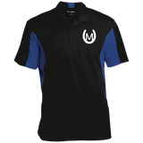 MANES RANCH (white) ST655 Men's Colorblock Performance Polo