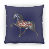 Tennessee Walking Horse Performance All American ZP18 Large Square Pillow