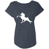 Tennessee Walking Horse Performance (WHITE) NL6760 Ladies' Triblend Dolman Sleeve