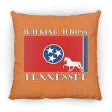 Walking Across Tennessee (Pleasure) ZP14 Small Square Pillow