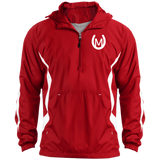 MANES RANCH (white) JST63 Unisex Colorblock Raglan Anorak