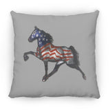 Tennessee Walking Horse Performance All American ZP14 Small Square Pillow