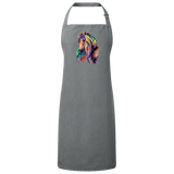 EQUINE ABSTRACT 1 4HORSE RP150 Sustainable Unisex Bib Apron