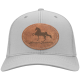 AMERICAN SADDLEBRED ON LEATHER CP80 Twill Cap - Patch