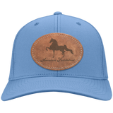 AMERICAN SADDLEBRED ON LEATHER CP80 Twill Cap - Patch
