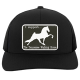 I SUPPORT THE TWH -RECTANGLE 104C Trucker Snap Back - Patch