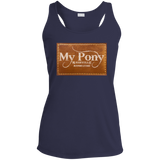 MY PONY NASHVILLE BRAND LST356 Ladies' Performance Racerback Tank