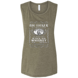 BIG LICKER SMOOTH B8803 Ladies' Flowy Muscle Tank