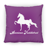 AMERICAN SADDLEBRED (DESIGN 1) WHITE 4HORSE PILLOWS THREE SIZES