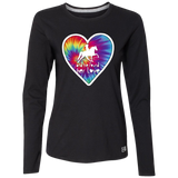 SHE FOUND HER LOVE TWH PLEASURE HEART 64LTTX Ladies’ Essential Dri-Power Long Sleeve Tee