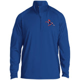 Rebel on the Rail Tennessee Walking Horse Performance ST850 1/2 Zip Raglan Performance Pullover