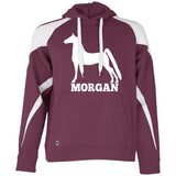 Morgan 229546 Athletic Colorblock Fleece Hoodie