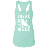 FREAK OF THE WEEK (WHITE) NL1533 Ladies Ideal Racerback Tank
