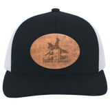 TURNIN AND BURNIN ON LEATHER 104C Trucker Snap Back - Patch