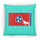 Walking Across Tennessee (Pleasure) ZP14 Small Square Pillow