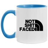 NOT SHIT FACED (BLK) AM11OZ 11 oz. Accent Mug