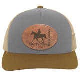 MISSOURI FOX TROTTER ON LEATHER 104C Trucker Snap Back - Patch