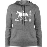 MISSOURI FOX TROTTER (white) 4HORSE LST254 Ladies' Pullover Hooded Sweatshirt