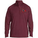 Rebel on the Rail Tennessee Walking Horse Pleasure ST850 1/2 Zip Raglan Performance Pullover