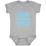 RIDE MORE WORRY LESS 4424 Infant Fine Jersey Bodysuit