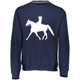Missouri Fox Trotter LADY FINAL ART WHITE 998HBB Youth Dri-Power Fleece Crewneck Sweatshirt