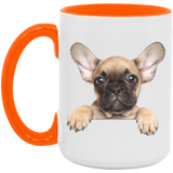 FRENCHIE PUPPY 21 AM15OZ 15oz. Accent Mug