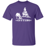 CUTTING STYLE 1 (white) 4HORSE G500 5.3 oz. T-Shirt