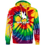 Walk On CD877 Unisex Tie-Dyed Pullover Hoodie