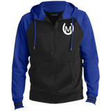 MANES RANCH (white) ST236 Men's Sport-Wick® Full-Zip Hooded Jacket